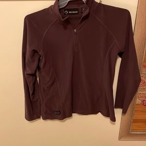 Dry duck purple pullover fleece